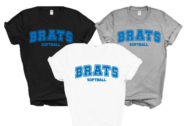 Brats Softball Block Tshirt