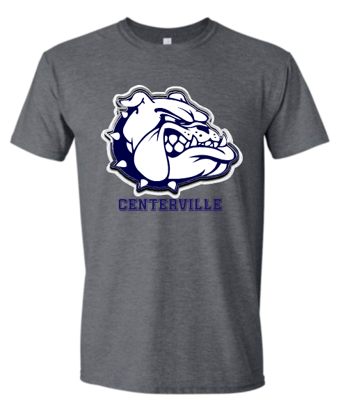 Grey Tshirt - Centerville Bulldogs