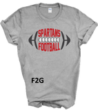 SPARTAN FOOTBALL TSHIRTS