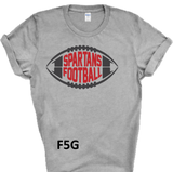 SPARTAN FOOTBALL TSHIRTS