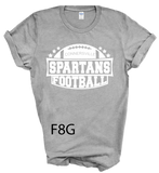 SPARTAN FOOTBALL TSHIRTS