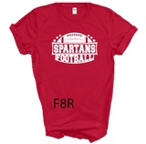 SPARTAN FOOTBALL TSHIRTS