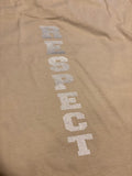 Metallic Spartan Football Tshirt Sand