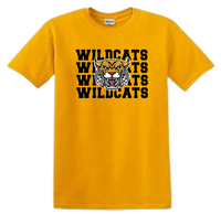 Gold Short Sleeve - "Wilcat Wildcat wildcat"