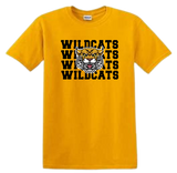 Gold Short Sleeve - "Wilcat Wildcat wildcat"