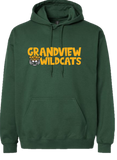 Green Hoodie Sweatshirt "Grandview Wildcats"