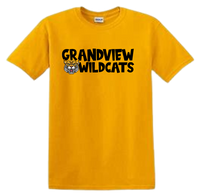 Gold Short Sleeve - "Grandview Wildcats"