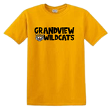 Gold Short Sleeve - "Grandview Wildcats"