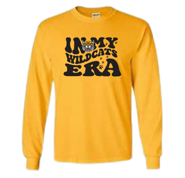 Gold Long Sleeve Sweatshirt - "Wildcat ERA"