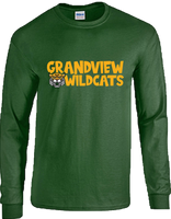 Green Long Sleeve - "Grandview Wildcats"