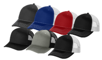 WORKWEAR HAT - CHARCOAL GRAY, BLACK, NAVY, ROYAL BLUE RED