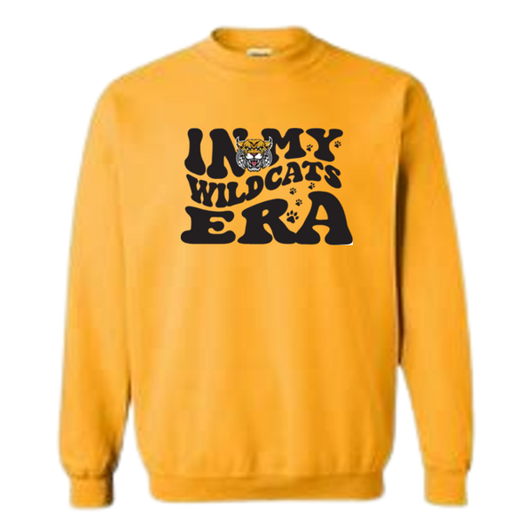 Gold Crewneck Sweatshirt - "Wildcat ERA"