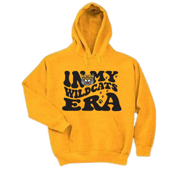 Gold Hoodie Sweatshirt - "Wildcat ERA"