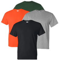 WORKWEAR SHORT SLEEVE TSHIRTS - BLACK, ORANGE, FOREST GREEN, GRAY