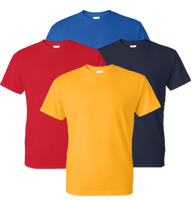 WORKWEAR SHORT SLEEVE TSHIRTS - RED, NAVY, ROYAL BLUE GOLD