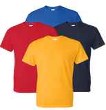 WORKWEAR SHORT SLEEVE TSHIRTS - RED, NAVY, ROYAL BLUE GOLD