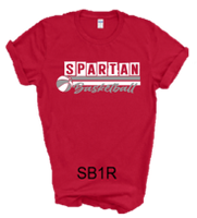 SPARTAN BASKETBALL TSHIRTS