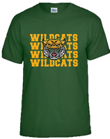 Green Short Sleeve - "Wilcat Wildcat wildcat"