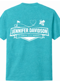 2026 JENNIFER DAVIDSON GOLF MEMORIAL T-SHIRT BLUE