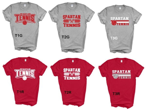 SPARTAN TENNIS TSHIRTS