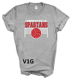 SPARTAN VOLLEYBALL TSHIRTS