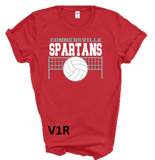 SPARTAN VOLLEYBALL TSHIRTS