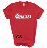 SPARTAN VOLLEYBALL TSHIRTS