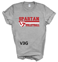 SPARTAN VOLLEYBALL TSHIRTS