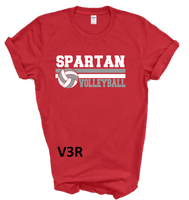 SPARTAN VOLLEYBALL TSHIRTS