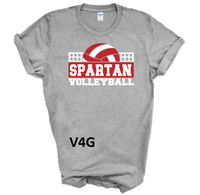 SPARTAN VOLLEYBALL TSHIRTS