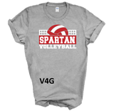 SPARTAN VOLLEYBALL TSHIRTS