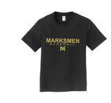 Marksmen Adult text logo tshirt