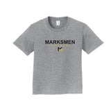 Marksmen Adult text logo tshirt