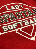 Lady Spartan Softball Diamond Tshirt