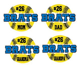 Brats Softball Tshirt