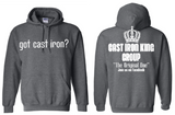 Double-sided, Hooded Sweatshirt "got cast iron?"/ "Cast Iron King Group"