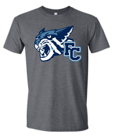 Grey Tshirt - Franklin County Wildcat